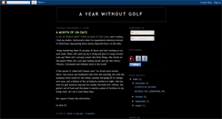 Desktop Screenshot of nogolf.blogspot.com