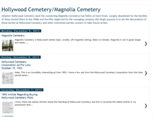 Tablet Screenshot of hollywoodcemetery.blogspot.com