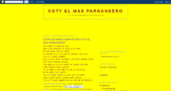 Desktop Screenshot of cotyparrandero.blogspot.com