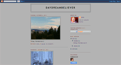 Desktop Screenshot of daydreambeliever81.blogspot.com