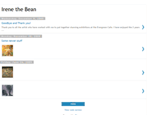 Tablet Screenshot of irenethebean-artist.blogspot.com