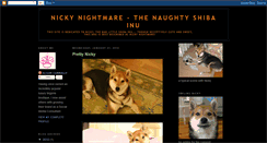 Desktop Screenshot of naughtyshibainu.blogspot.com