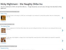 Tablet Screenshot of naughtyshibainu.blogspot.com