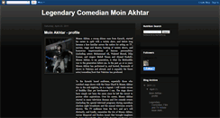 Desktop Screenshot of legendarycomedianmoinakhtar.blogspot.com