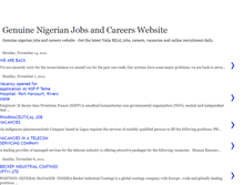 Tablet Screenshot of genuinenigerianjobs.blogspot.com