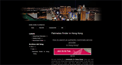 Desktop Screenshot of hongkongflatmates.blogspot.com