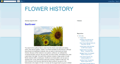 Desktop Screenshot of flowershistory.blogspot.com