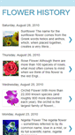 Mobile Screenshot of flowershistory.blogspot.com