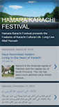 Mobile Screenshot of karachifestival.blogspot.com