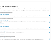 Tablet Screenshot of janescatharsis.blogspot.com