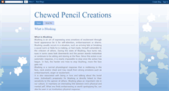 Desktop Screenshot of chewed-pencil.blogspot.com