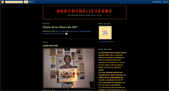 Desktop Screenshot of nobodybelivesme.blogspot.com