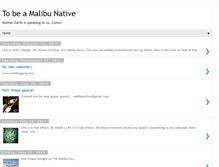 Tablet Screenshot of malibunative.blogspot.com