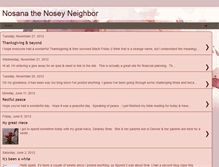 Tablet Screenshot of nosanathenoseyneighbor.blogspot.com