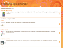 Tablet Screenshot of invizimalanovadimensaohelpblog.blogspot.com