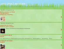 Tablet Screenshot of apaeiporadooeste.blogspot.com