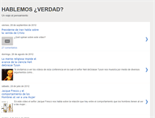 Tablet Screenshot of hablemosverdad.blogspot.com