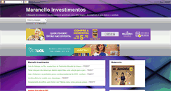 Desktop Screenshot of maranelloinvestimentos.blogspot.com