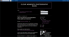 Desktop Screenshot of clearmomentsphotography.blogspot.com