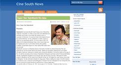 Desktop Screenshot of cinesouthnews.blogspot.com