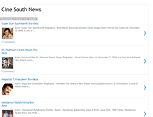 Tablet Screenshot of cinesouthnews.blogspot.com