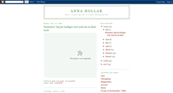 Desktop Screenshot of annahollar.blogspot.com