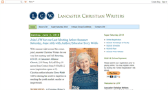 Desktop Screenshot of lancasterchristianwriterstoday.blogspot.com