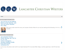 Tablet Screenshot of lancasterchristianwriterstoday.blogspot.com