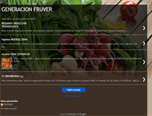 Tablet Screenshot of generacionfruver2.blogspot.com