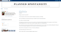 Desktop Screenshot of plannedspontaneity1.blogspot.com