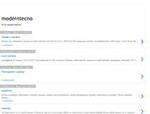 Tablet Screenshot of moderntecno.blogspot.com