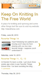 Mobile Screenshot of keeponknittinginthefreeworld.blogspot.com