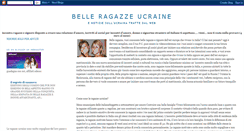 Desktop Screenshot of belleragazzeucraine.blogspot.com