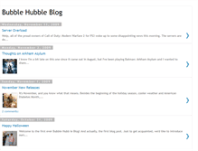 Tablet Screenshot of bubblehubbleblog.blogspot.com