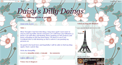 Desktop Screenshot of daisysdillydoings.blogspot.com