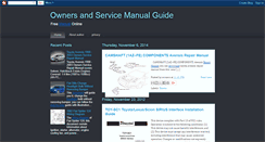 Desktop Screenshot of ownerservicemanual.blogspot.com