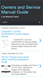 Mobile Screenshot of ownerservicemanual.blogspot.com