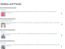 Tablet Screenshot of madisonandfriends.blogspot.com