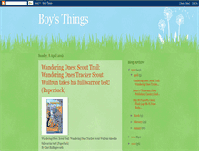 Tablet Screenshot of 4boysthings.blogspot.com