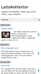 Mobile Screenshot of lattekohlertor.blogspot.com