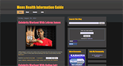 Desktop Screenshot of menshealthinfoguide.blogspot.com