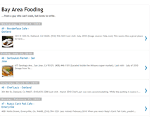 Tablet Screenshot of bayareafooding.blogspot.com