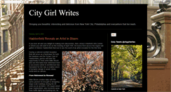 Desktop Screenshot of citygirlwrites.blogspot.com