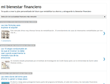 Tablet Screenshot of mibienestarfinanciero.blogspot.com