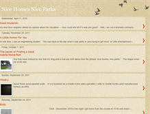 Tablet Screenshot of nicehomesniceparks.blogspot.com