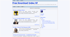 Desktop Screenshot of free-download-index-of.blogspot.com