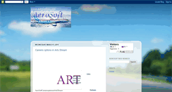 Desktop Screenshot of blogaerosoft.blogspot.com