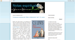 Desktop Screenshot of notasespirituales.blogspot.com