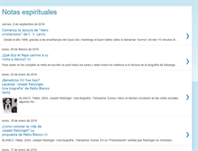 Tablet Screenshot of notasespirituales.blogspot.com