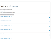 Tablet Screenshot of collectionwallpapers.blogspot.com